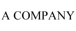 A COMPANY trademark