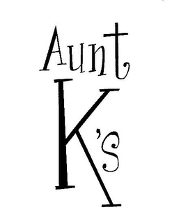 AUNT K'S trademark