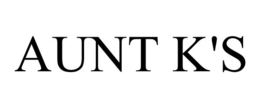 AUNT K'S trademark