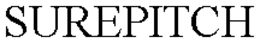 SUREPITCH trademark