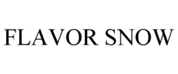 FLAVOR SNOW trademark