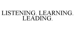 LISTENING. LEARNING. LEADING. trademark