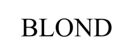 BLOND trademark