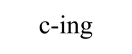 C-ING trademark