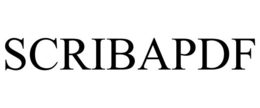 SCRIBAPDF trademark