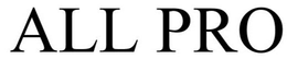ALL PRO trademark