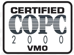 CERTIFIED COPC 2000 VMO trademark