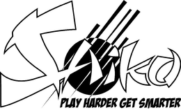 SAIKO PLAY HARDER GET SMARTER trademark