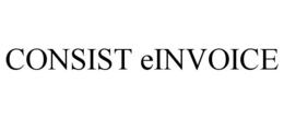 CONSIST EINVOICE trademark