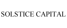 SOLSTICE CAPITAL trademark