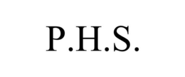 P.H.S. trademark