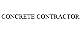 CONCRETE CONTRACTOR trademark