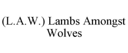 (L.A.W.) LAMBS AMONGST WOLVES trademark
