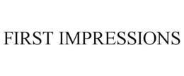 FIRST IMPRESSIONS trademark