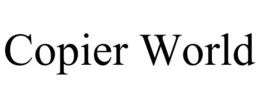 COPIER WORLD trademark