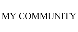 MY COMMUNITY trademark