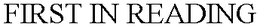 FIRST IN READING trademark