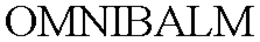 OMNIBALM trademark