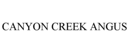 CANYON CREEK ANGUS trademark