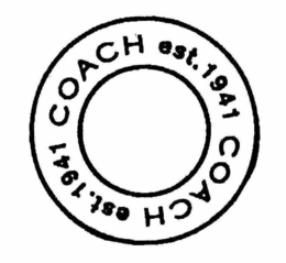 COACH EST. 1941 trademark
