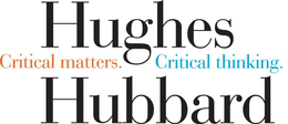 HUGHES HUBBARD CRITICAL MATTERS. CRITICAL THINKING. trademark