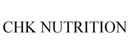 CHK NUTRITION trademark