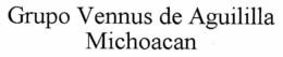 GRUPO VENNUS DE AGUILILLA MICHOACAN trademark