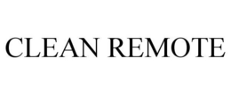 CLEAN REMOTE trademark
