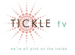 T TICKLE TV WE'RE ALL PINK ON THE INSIDE trademark