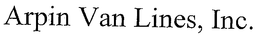 ARPIN VAN LINES, INC. trademark