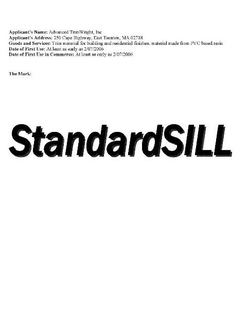 STANDARDSILL trademark