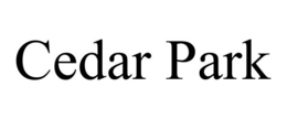 CEDAR PARK trademark