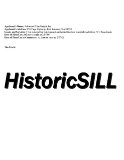 HISTORICSILL trademark