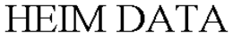 HEIM DATA trademark