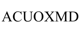 ACUOXMD trademark