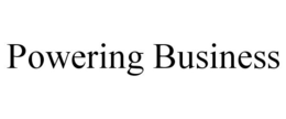 POWERING BUSINESS trademark
