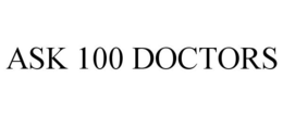 ASK 100 DOCTORS trademark