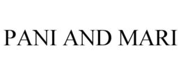 PANI AND MARI trademark