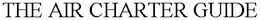 THE AIR CHARTER GUIDE trademark
