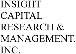 INSIGHT CAPITAL RESEARCH & MANAGEMENT, INC. trademark
