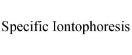 SPECIFIC IONTOPHORESIS trademark