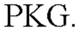 PKG. trademark