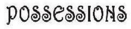 POSSESSIONS trademark