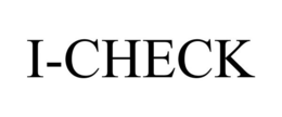 I-CHECK trademark