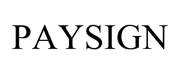 PAYSIGN trademark