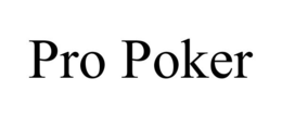 PRO POKER trademark