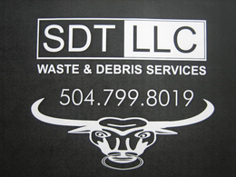 SDT LLC WASTE & DEBRIS SERVICES 504.799.8019 trademark