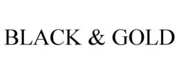 BLACK & GOLD trademark
