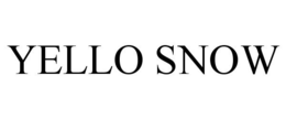 YELLO SNOW trademark