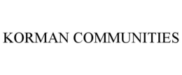 KORMAN COMMUNITIES trademark